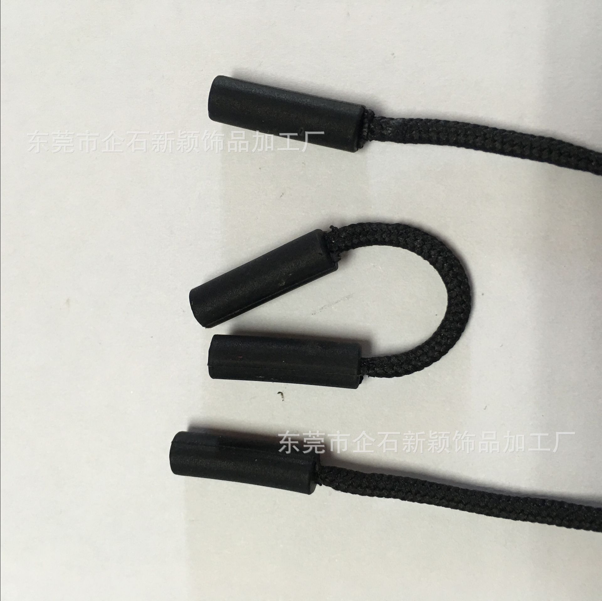 广东东莞生产工厂供应硅胶软胶PVC滴胶织带绳子包胶绳子拉牌