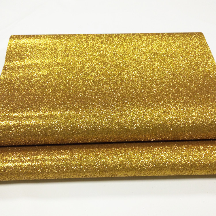 厂家皮革批发 撒粉金葱布DIY工艺品布料 细粉闪粉装饰布料 PU材质