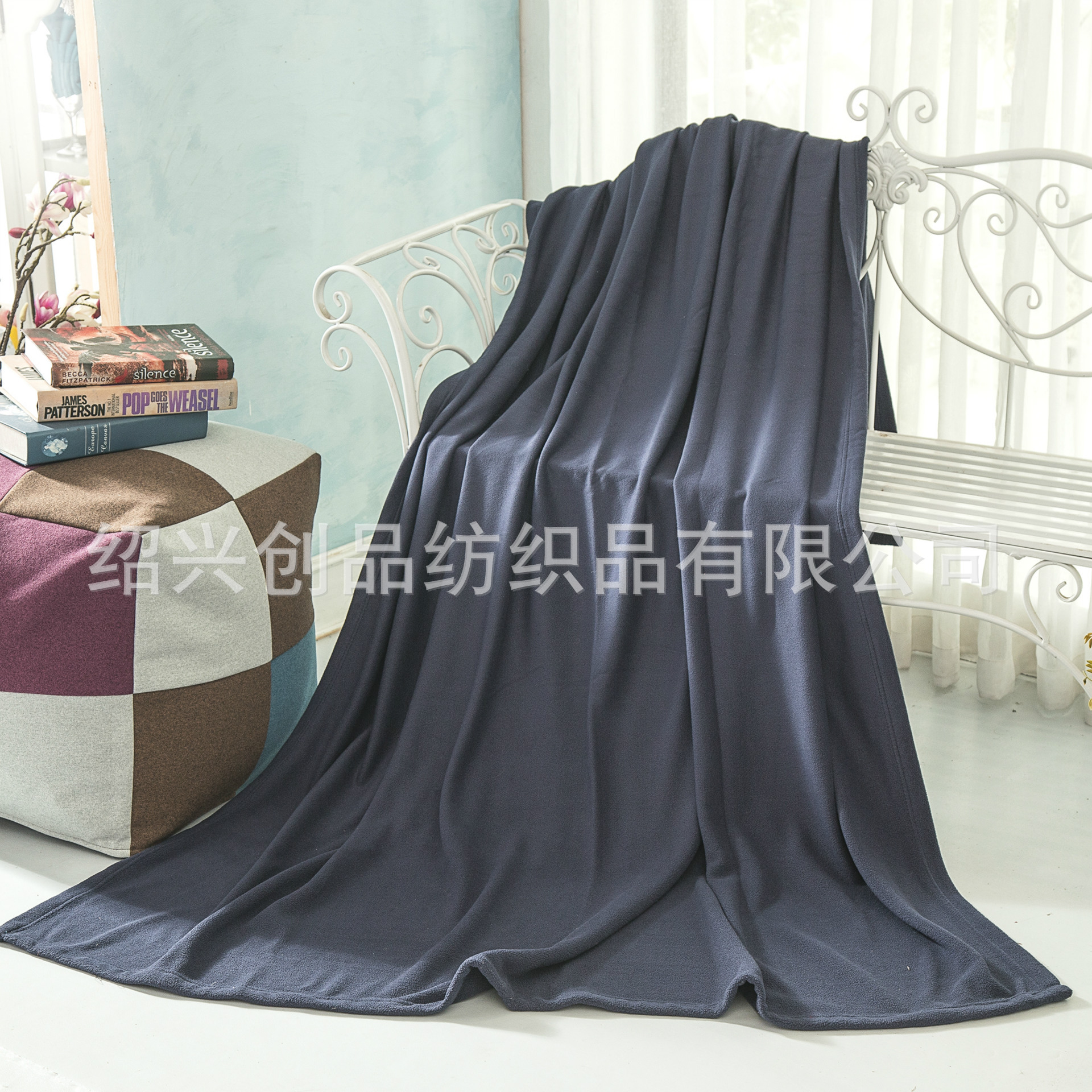 Shaoxing Manufactor support Customized monochrome Polyester POLAR FLEECEblankets