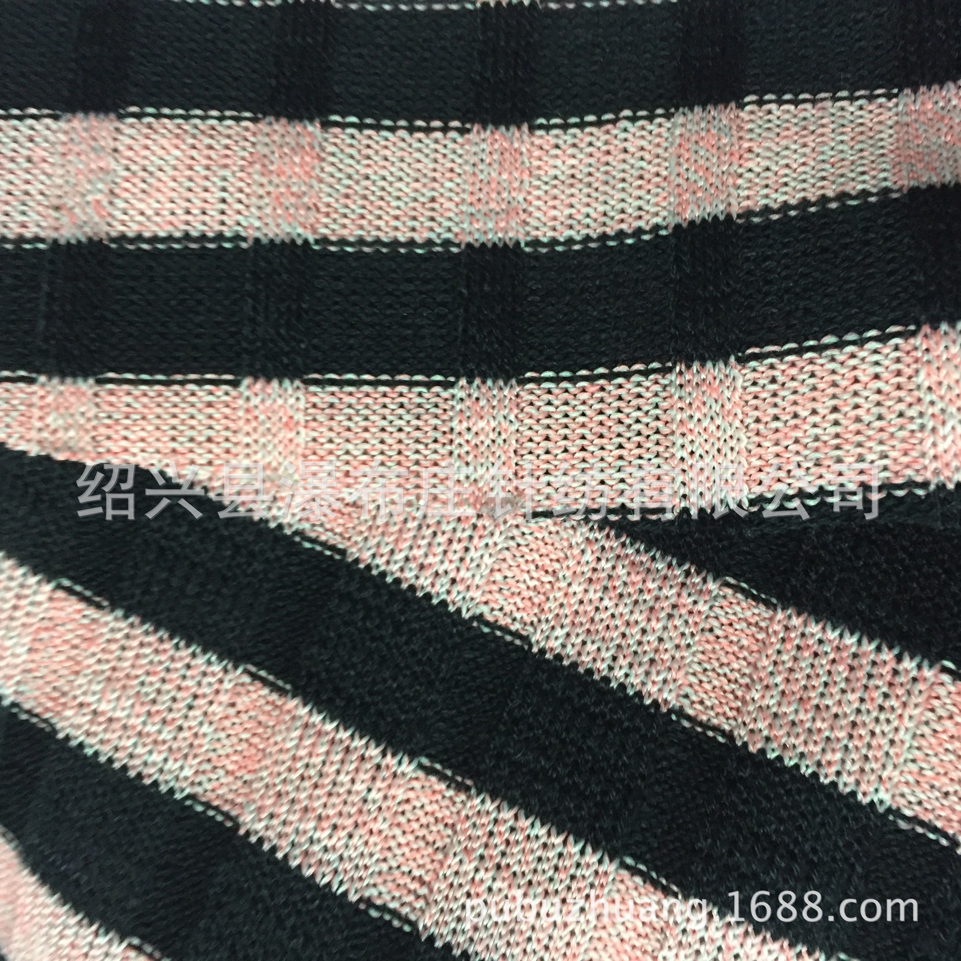 厂家直销针织RT氨纶4X4粗针色织罗纹 高档粗针罗纹布