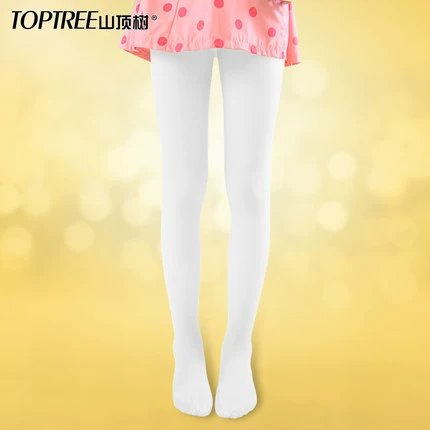 Children's white tights