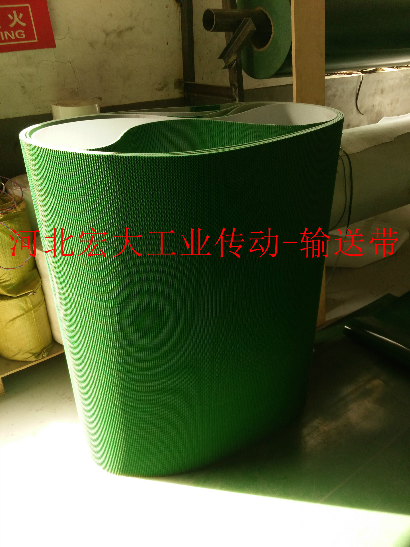 direct deal pvc green Diamond pattern light Conveyor belt Transmission belt Hebei Province Day Deliver goods