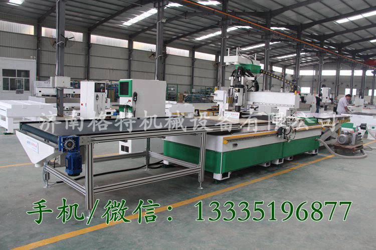 木工加工中心+排钻+自动上下料 (2)