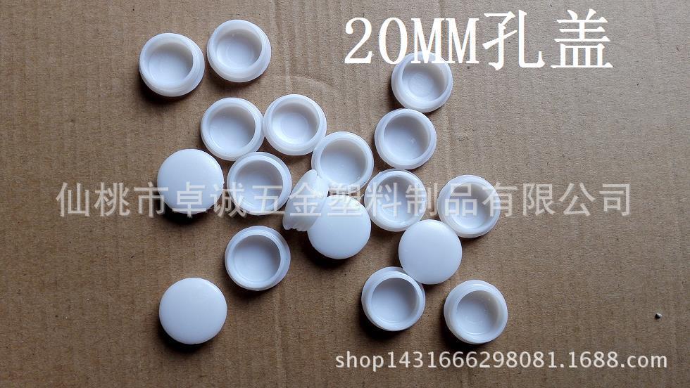 20MM橱柜高档塑料孔塞盖塑料孔盖管孔塞面板孔盖装饰盖塑料配件