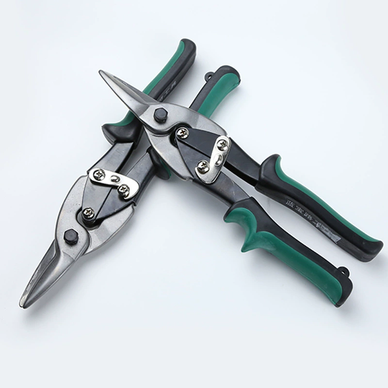 Ножницы авиационные Linyi Hardware Workers 55# с прямой головкой, 10-дюймовые ножницы из хромированной стали, ручные ножницы для резки железа с тяжелой прямой головкой