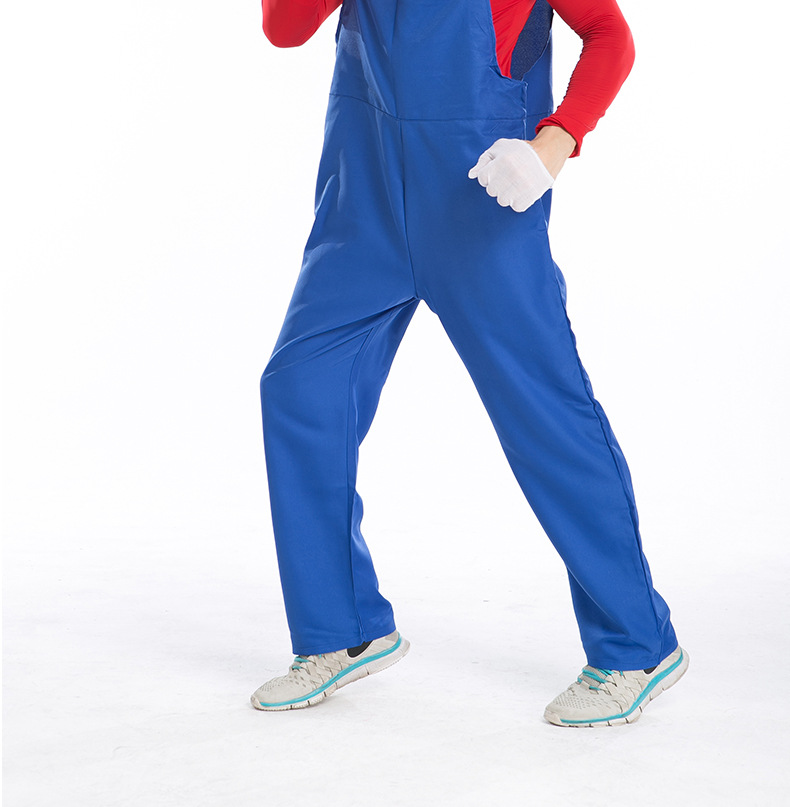 Mario Luigi cosplay Costumes Mens Adult Super Mario Bros Plumbers overalls eBay