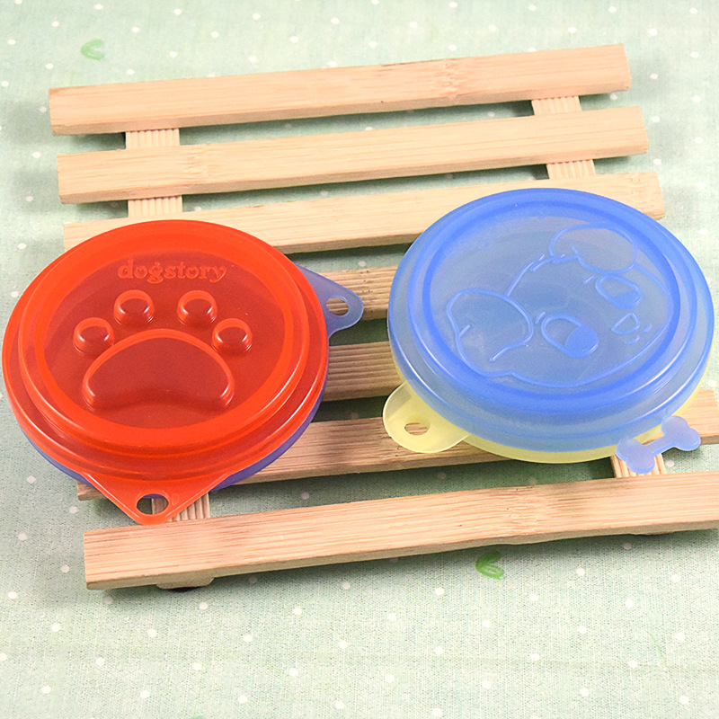 Pet Food Can Cover Lids Dog Cat Pets Tin Lid Plastic Reusable Covers