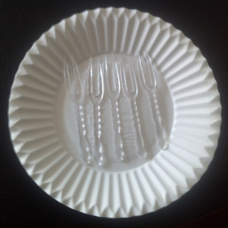 一次性DIY纸盘 碗碟盘套装 生日蛋糕盘