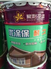 紫荆花优涂保耐久外墙墙面漆白色乳胶漆20kg