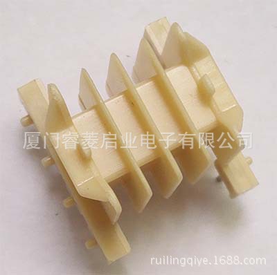 EF20 卧式 4+4 4槽 针距5.0 排距15.0 高13.8 方针0.64变压器骨架