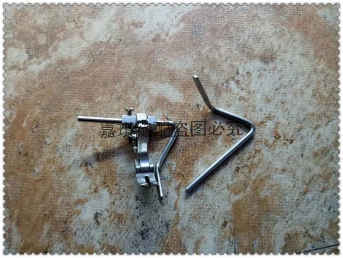 工业缝纫机压脚 平车压脚 左右定规绗缝压脚 双导杆压脚 P723