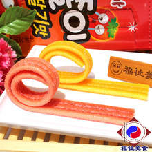 韓國零食糖果 海太長條軟糖 草莓 蘋果 檸檬可樂味 一箱160條 27g