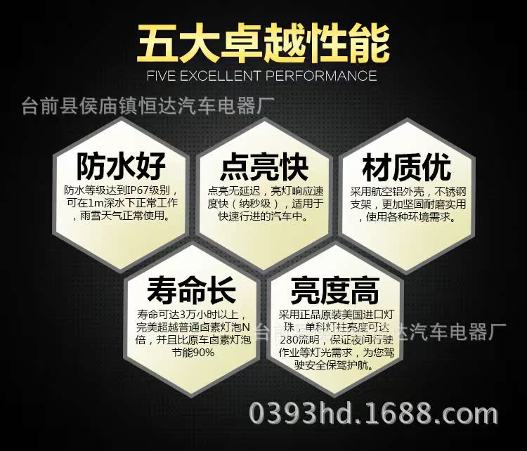 五大卓越性能