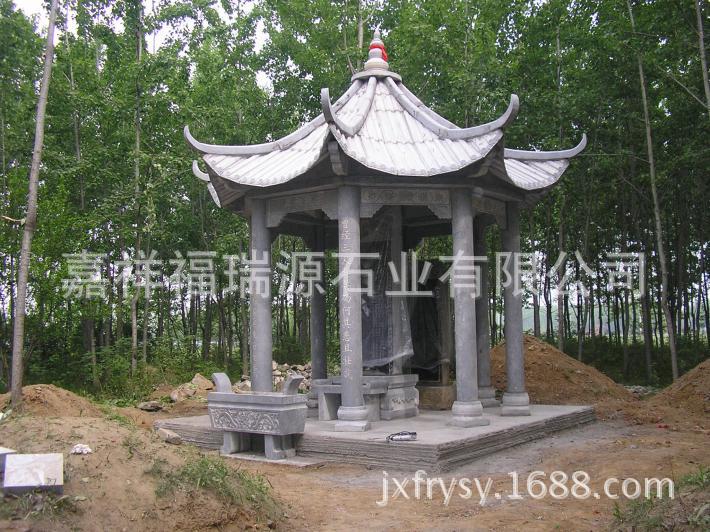 石雕亭子 厂家直销 各种石雕亭子 公园景观仿古石亭子|ms
