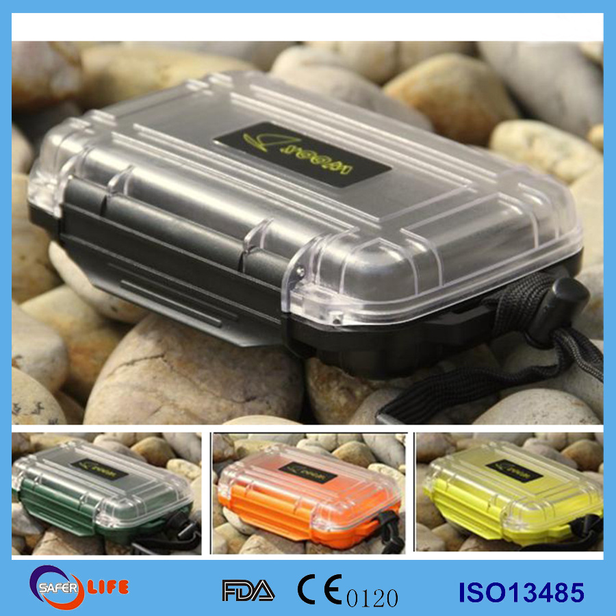 Viajes al aire libre playa profesional teléfono móvil Caja impermeable buceo objetos de valor Caja impermeable plástico sellado Caja impermeable