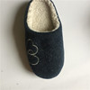 Alibaba custom foreign trade export home slippers, Italian felt cotton slippers, embroidered flower women's slippers