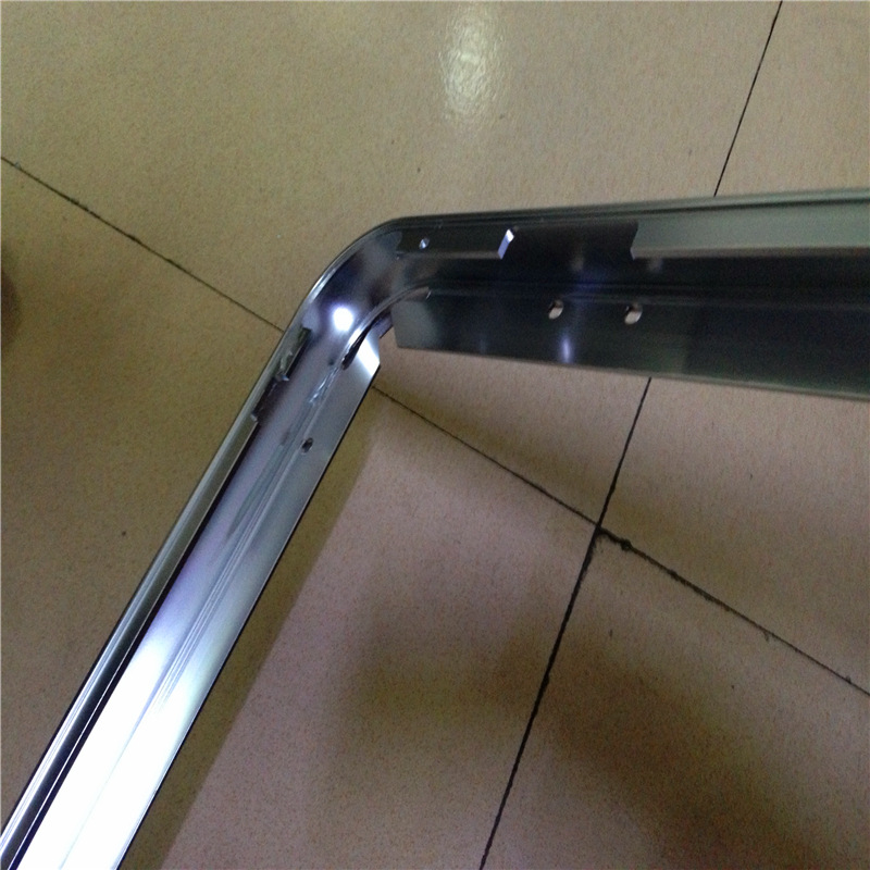 拉弯铝合金 生产折弯拉手把手铝合金型材 喷砂氧化焊接铝合金