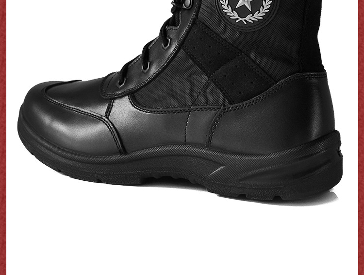 Boots militaires pour homme en cuir - Ref 1397496 Image 25