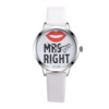 Fresh fashionable lipstick for beloved, men's watch suitable for men and women, belt, Aliexpress