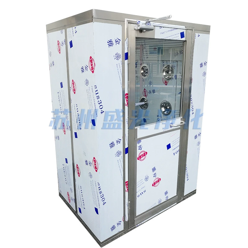 Производители поставляют чистую комнату одиночный двойной дует из нержавеющей стали воздушный Душ дверь воздушного душа нестандартная может быть исправлена