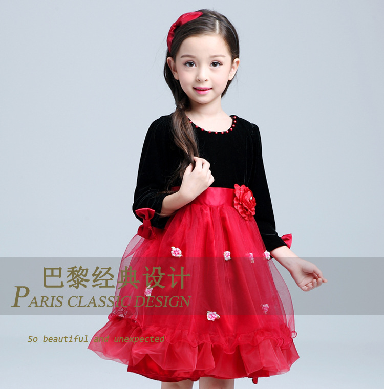 Robes pour fille en velours côtelé - Ref 2046748 Image 7