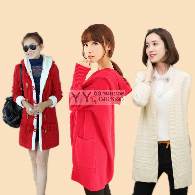2018新款女装开衫加厚毛衣女长款女式尾货库存杂款外套地摊货源女