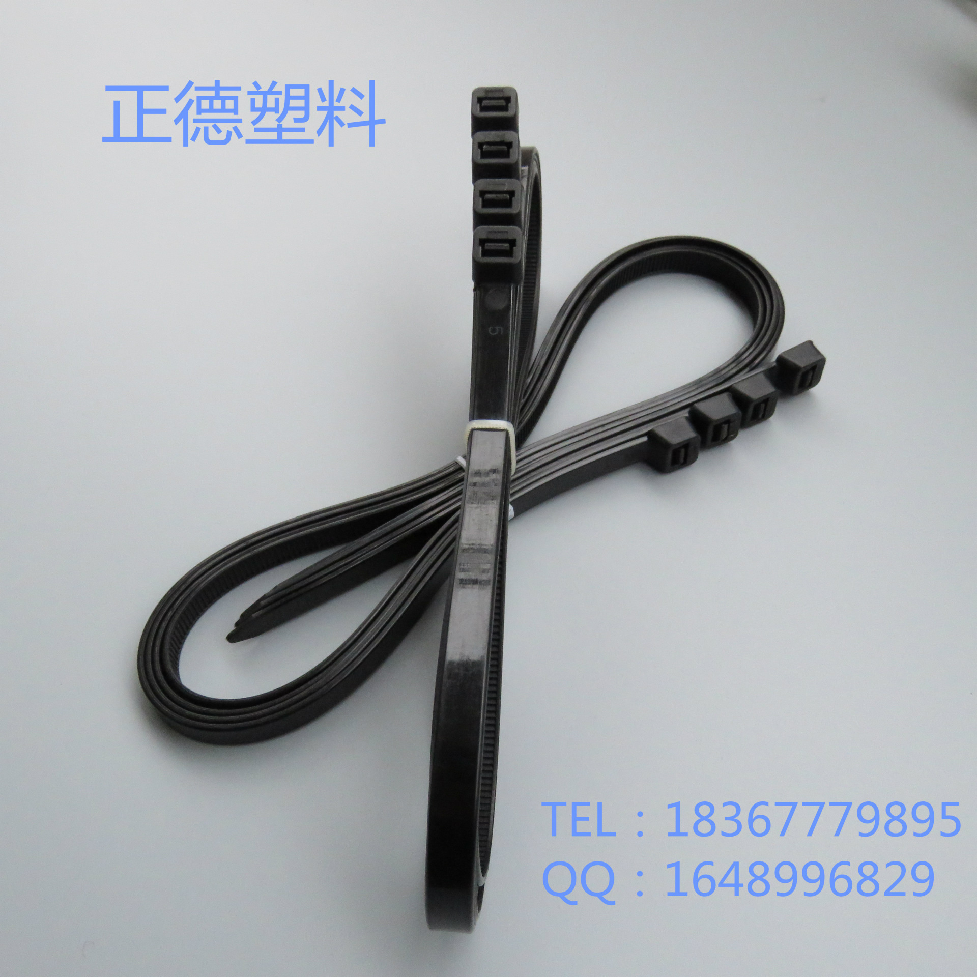 Blanco de nylon plástico negro al por mayor de la atadura de cables 10*400*500*600*700*800*1200 en existencia suficiente