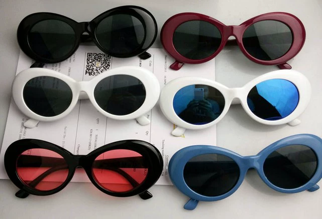Очки в стиле хип-хоп, европейский стиль, овальные линзы — 18 вариантов цвета