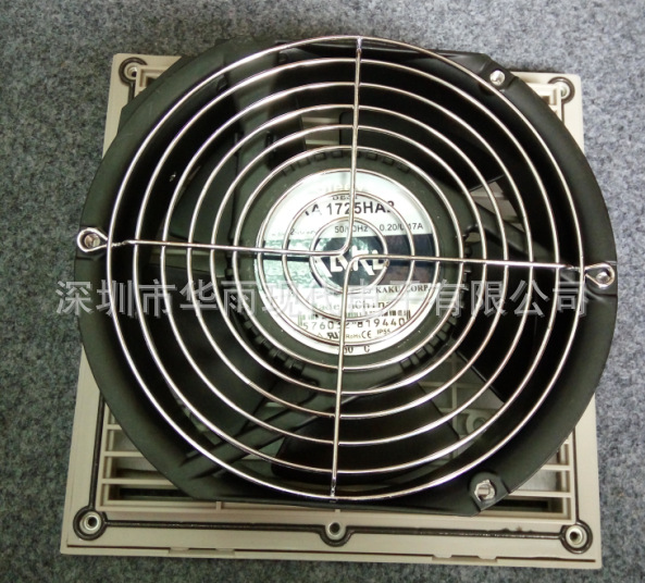 做电柜的来看一下 KAKU 17CM风扇 配套FU9804过滤网组一起 配铁网