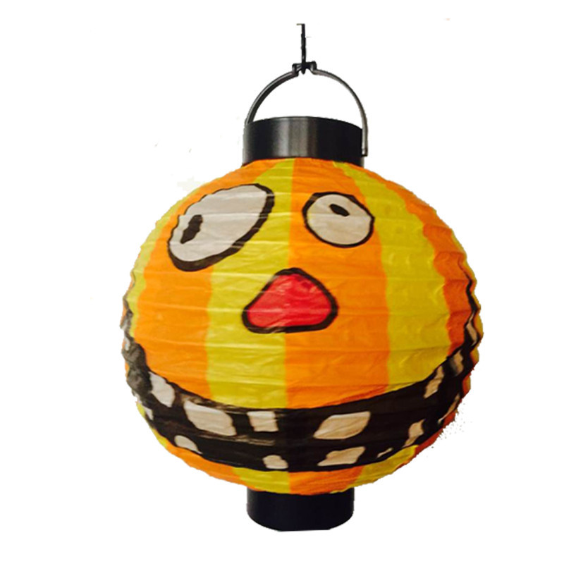 Многомерные печатные красочные смеющиеся фонарики из тыквы