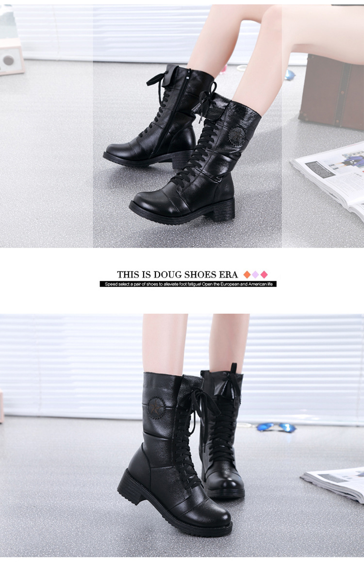 Bottes femme en En cuir - Ref 3354728 Image 19