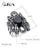 Retro ring, resin, jewelry, accessory, European style, flowered, silver 925 sample, wholesale