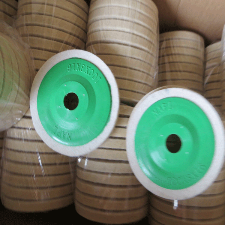 毛毡  毛毡抛光轮  不锈钢角向毛毡抛光轮    背胶羊毛毛毡制品