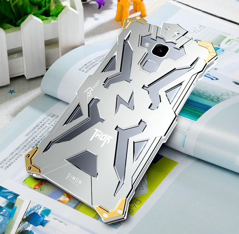 SIMON THOR Aviation Aluminum Alloy Shockproof Armor Metal Case Cover for Huawei Honor 5C