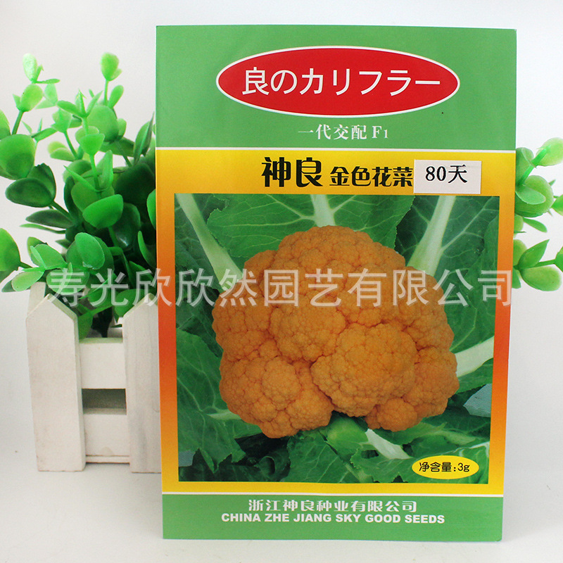 神良金色花菜种子特色蔬菜生长快高产抗病菜花黄色花椰菜种子 阿里巴巴