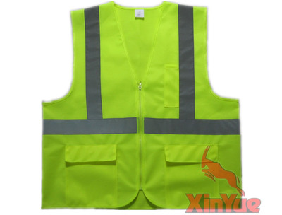 supply high quality Reflective vests traffic Advise Road Be on duty Reflective Vest Customizable