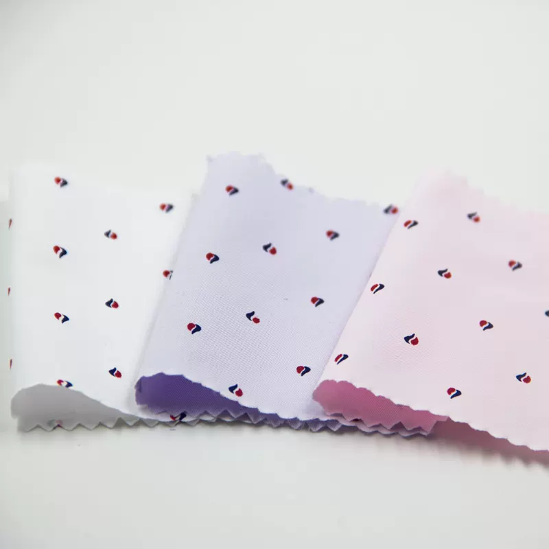Поставки по точечной на горячий спрос exploded pink feather Полинги хлопковая ткань принт Ms. повседневная сорочка ткань