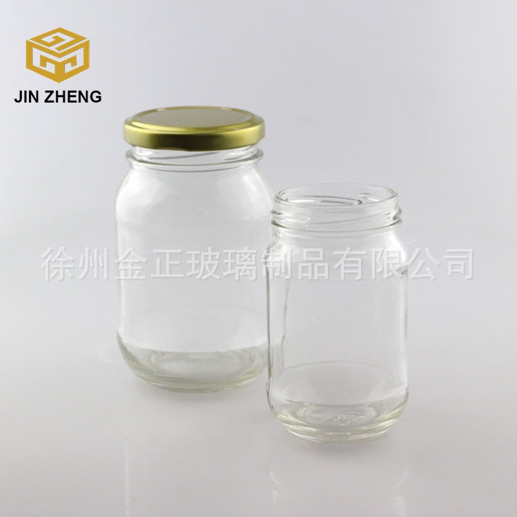 厂家200ML鱼子酱玻璃瓶 麻辣酱瓶 蜂蜜包装瓶 果酱瓶酱菜瓶
