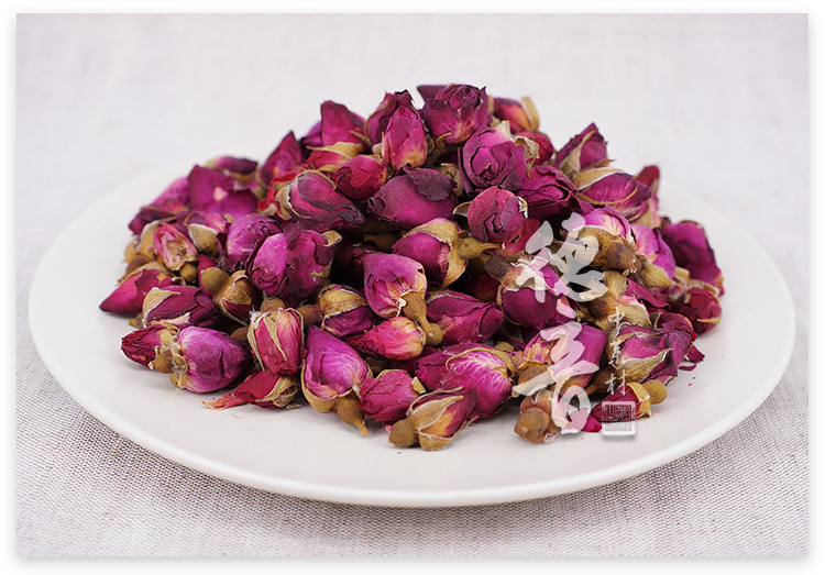 Dried Chinese Rose Flower Buds Yue Ji Hua 500g Loose Herbal Tea for Infusions and Blends quality and texture