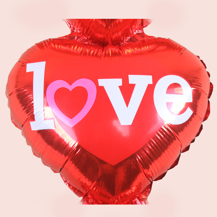 Valentine's Day Letter Heart Shape Aluminum Film Wedding Balloons 1 Piece display picture 3
