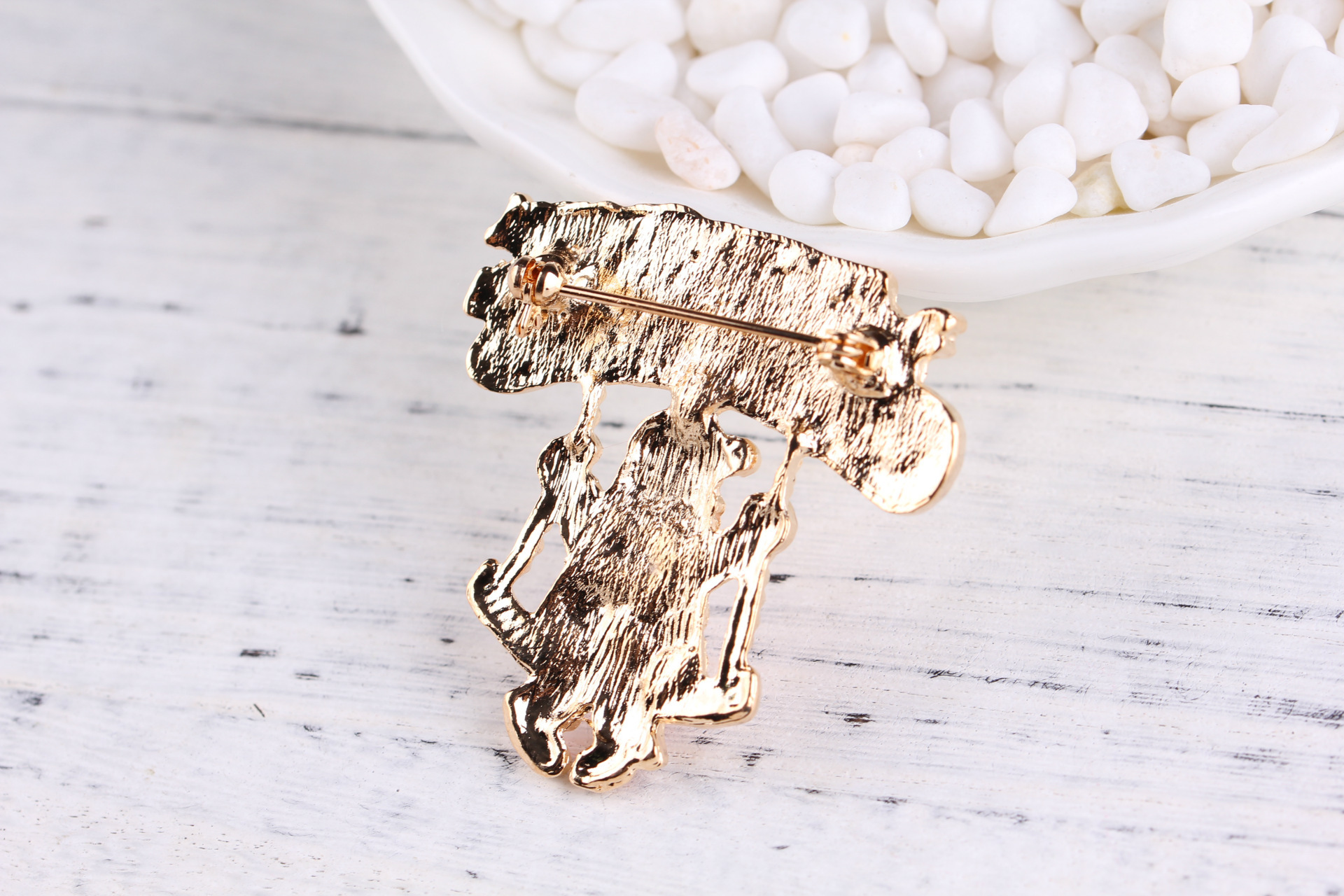 Spilla versatile con personaggio dei cartoni animati semplice coreano Harajuku Babbo Natale_voghion.com