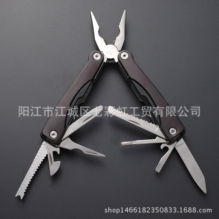 户外工具钳多功能钳不锈钢折叠刀钳多彩大号户外用品厂家批发
