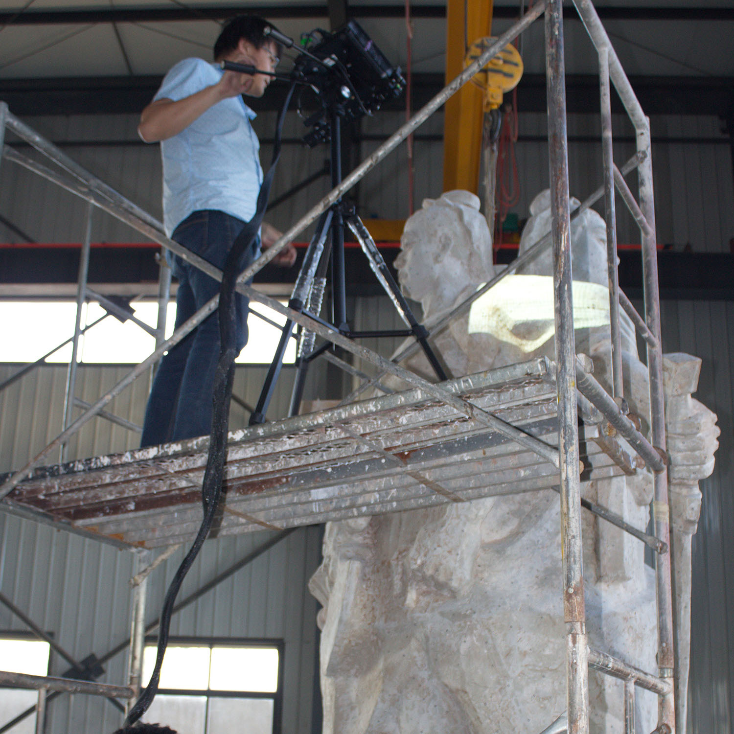 大型城市石雕雕塑三维扫描仪玉石雕刻工艺品设计3D扫描仪器