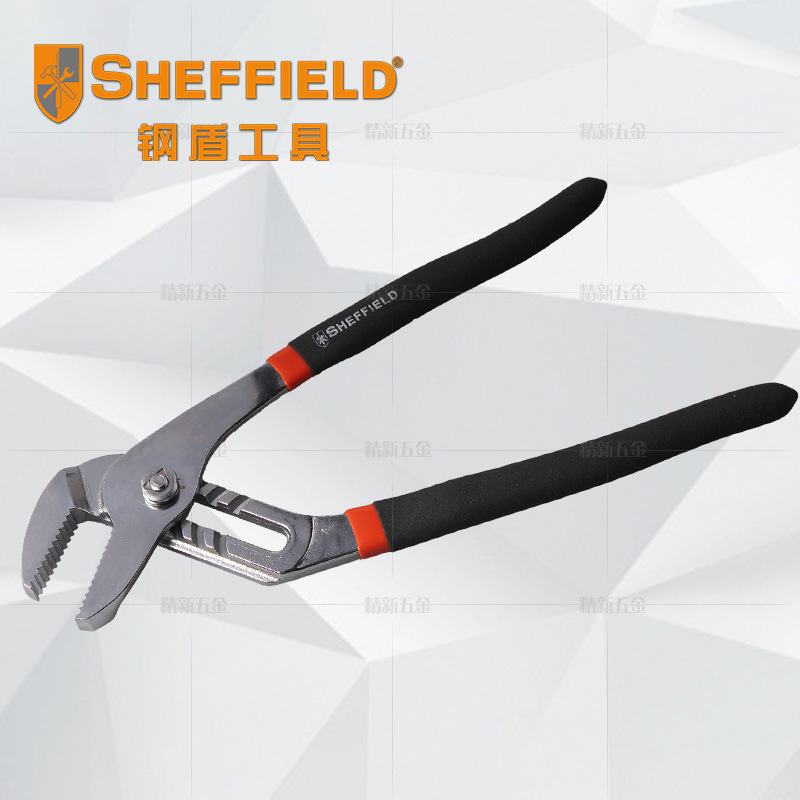 钢盾工具 水泵钳子10寸8/12寸活动水管钳自来水管扳手水龙头维修