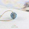 Fashionable ceramics, necklace, pendant, short chain for key bag , Korean style, simple and elegant design