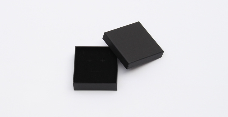 Paper Material Solid Color Pattern Fashion Style Fashion Solid Color Paper Jewelry Boxes 1 Piece