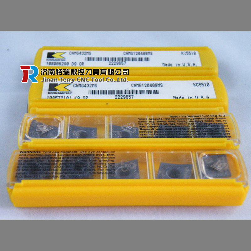 原装进口肯纳数控刀片  CNMG120412FW KC9110机夹刀片