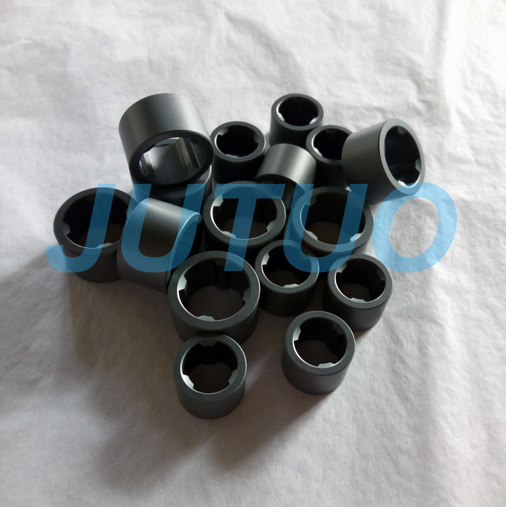 供应无压烧结碳化硅(SSiC)轴套 碳化硅制品 碳化硅陶瓷轴套