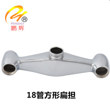 重力铸造 方形厨房双手轮水龙头铜壳体 入墙式五通厨房扁担铜阀体