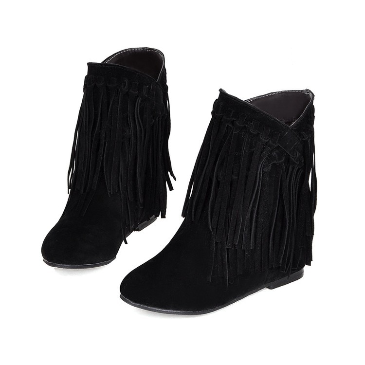 Bottes femme en PU artificiel - Ref 3355230 Image 15